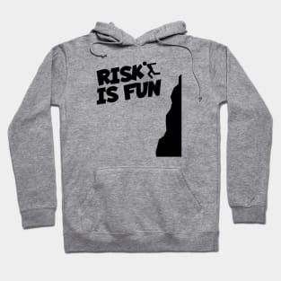 Cliff jumping risk is fun Hoodie